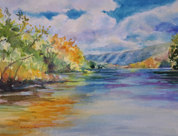Seven Sisters - Autumn on the Chemung River