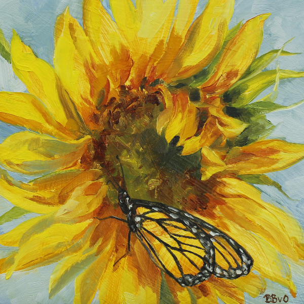 Monarch on Sunflower