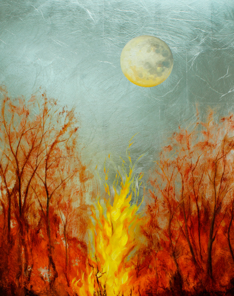 Autumn Fire Moon