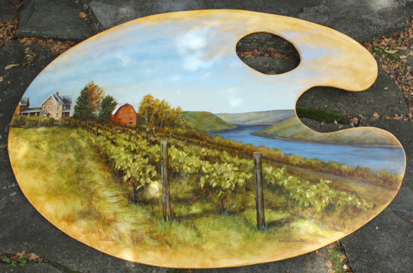 Dr. Frank’s View, Palette of Keuka Lake